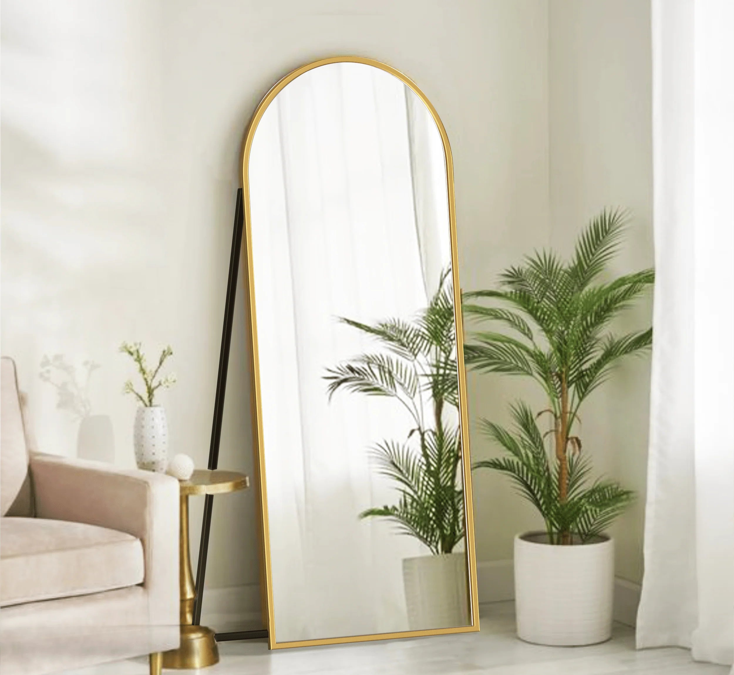 Metal Floor Mirror