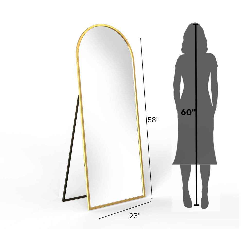 Metal Floor Mirror